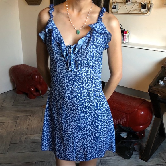 Blue Mini Dress - Picture 4 of 10